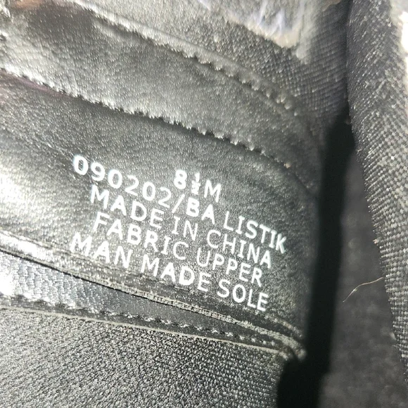 Black, Grey, And Silver Paisley Kitten Heeled Zip Up Boots Pointy Toe Size 8.5 - Picture 8 of 8